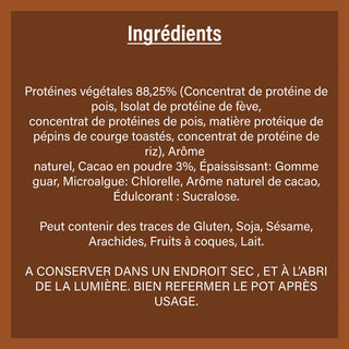 Protéine Végétale - Chocolat Noisette