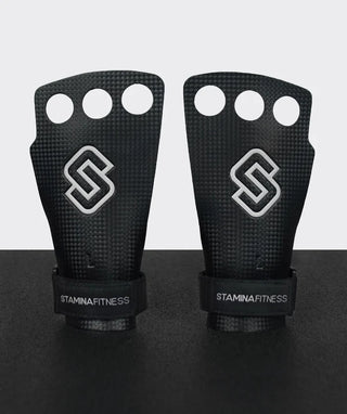 CARBON Full Cover Hand Grips Black - STMN FITNESS