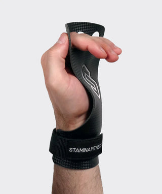 CARBON Full Cover Hand Grips Black - STMN FITNESS