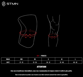 Genouillères 7mm - STMN FITNESS