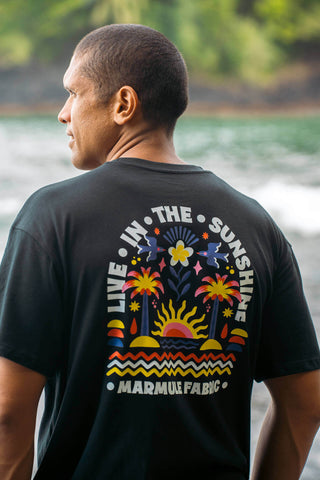 T SHIRT OVERSIZE “LIVE IN THE SUNSHINE”