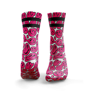 Chaussettes -  Smiley 2 Stripes Pink