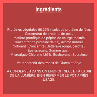 Protéine Végétale - Fruits Rouges