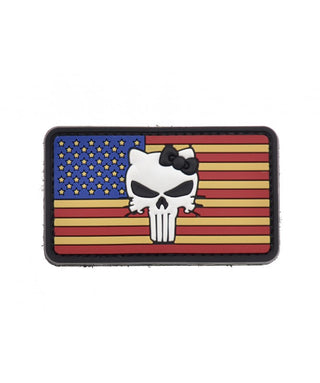 Patch - Hello Kitty Punisher Flag