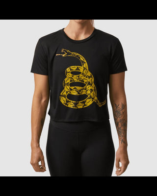 BORN PRIMITIVE - GADSDEN FLAG CROP TEE - Wodabox