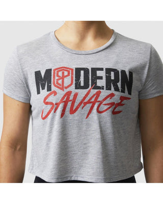 BORN PRIMITIVE - MODERN SAVAGE CROP TEE - Wodabox