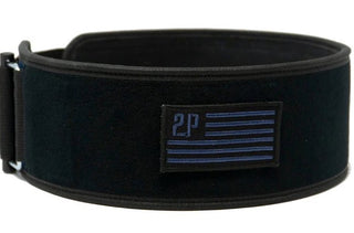 Ceinture d'haltérophilie - Navy Velcro Patch