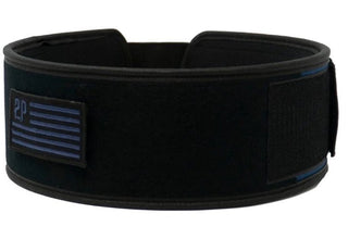 Ceinture d'haltérophilie - Navy Velcro Patch