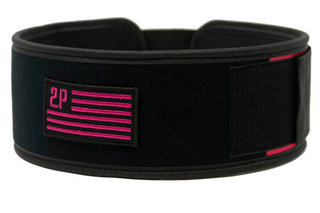 Ceinture d'haltérophilie - Pink Velcro Patch - Wodabox