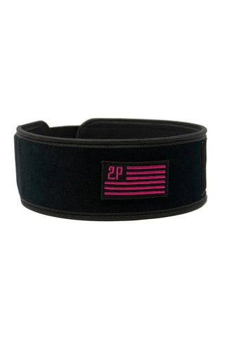 Ceinture d'haltérophilie - Pink Velcro Patch - Wodabox