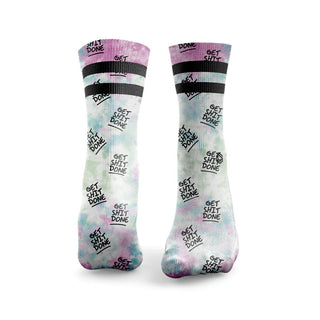 Chaussettes - GET SH*T DONE TIE DYE 2.0 - Wodabox