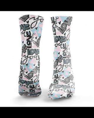 Chaussettes - Love You Graffiti Socks - Wodabox
