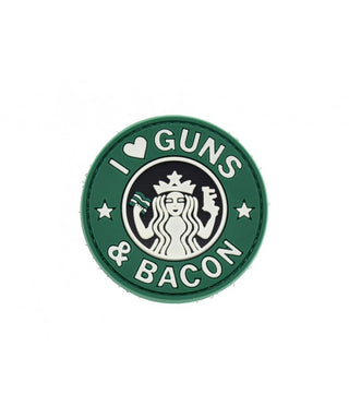 Patch pvc - I love guns & bacon