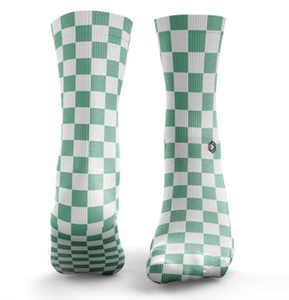 Chaussettes -  Chekerboard Green