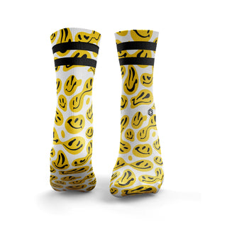 Chaussettes -  Smiley 2 Stripes Yellow