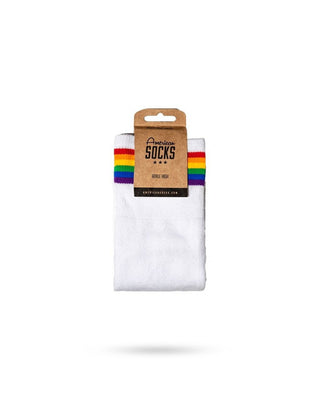 Chaussettes rainbow pride - mid high