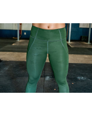 Legging - lift and lounge (army green) 23"