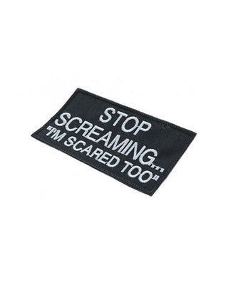 Patch tissus - stop screaming